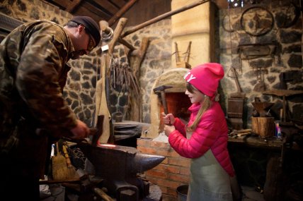 Мастер-класс в кузнице