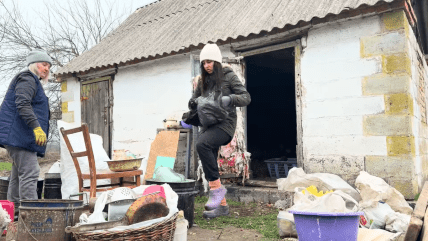 Во время уборки нашли много полезных вещей