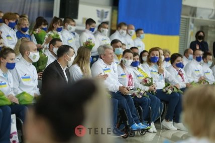 Українські паралімпійці в аеропорту Бориспіль