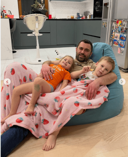 Орест Саламаха с детьми