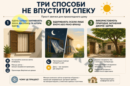 Как не пропустить жару в дом