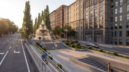 Проєкт оновлення громадського простору в центрі Києва