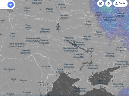 Прогноз осадков 27 апреля