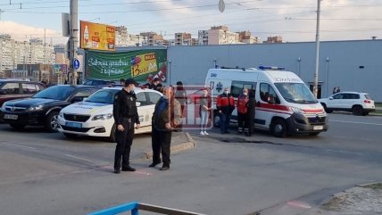 Пожар на Цветаевой Киев 9.04.2021