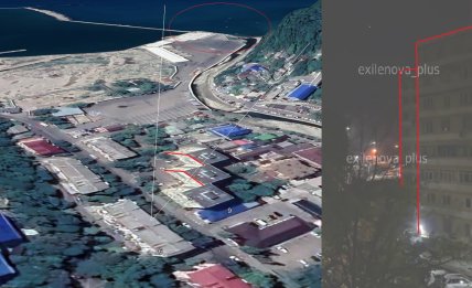 Після "візиту" морських дронів у російському Туапсе загорівся корабель (відео)