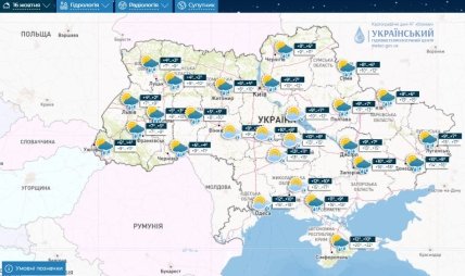 Прогноз погоди в Україні 16.10.2023