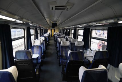 Вагон поезда из Ужгорода в страны ЕС