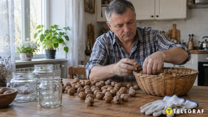 Как хранить грецкие орехи