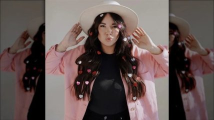 Наклейки у вигляді сердець для волосся