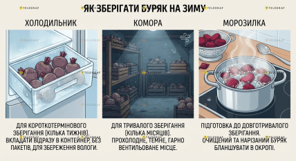 Як зберігати буряк на зиму