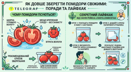 Как правильно хранить помидоры