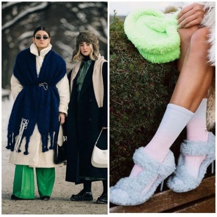 Зимние стильные образы