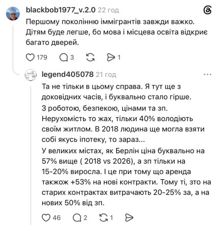 Комментарий из Threads