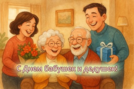 День бабушек и дедушек, открытки, поздравления, картинки