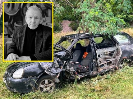 Геннадий Симбирский и его авто после удара дрона