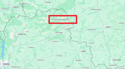Где Новгород-Северский на карте