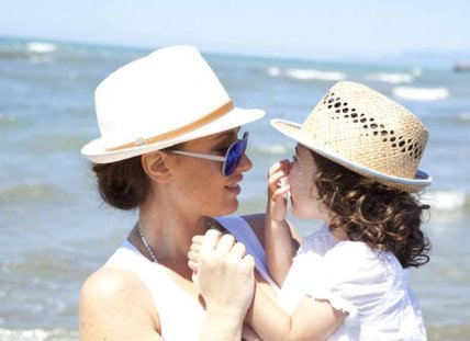 Ирина Бережная с дочерью