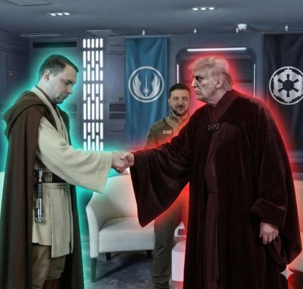 Мем Буданов и Трамп