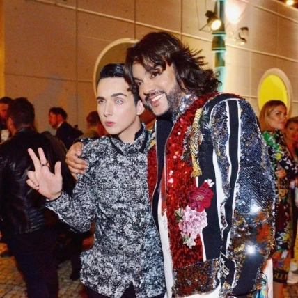 Певец Меловин и Филипп Киркоров