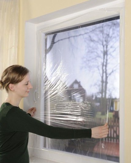 утепление окна пленкой