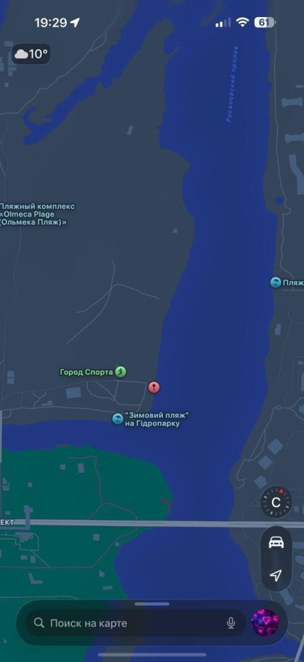 гідропарк карта