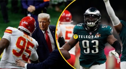 Дональд Трамп відвідав Супербоул 2025