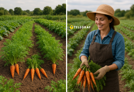 морковь, огород, овощи