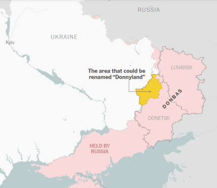Територія Донецької області, яка не окупована Росією