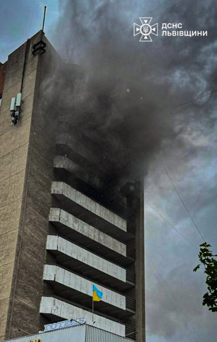 Пожежа в готелі у Львові