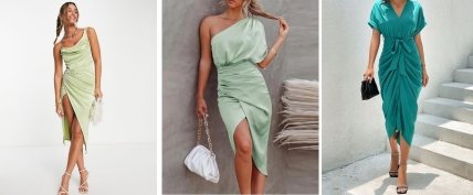 сукня з драпіруванням