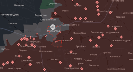 Гуляйполе на карте Deep State