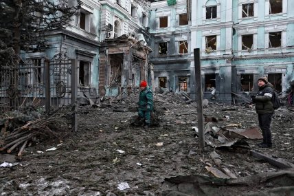 Наслідки обстрілу Харкова 24 січня 2024 року/Ян Доброносов, "Телеграф"