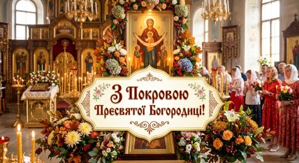 Покрови Пресвятої Богородиці, листівки, картинки, привітання