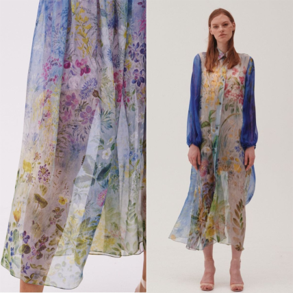 Платье с принтом Екатерины Билокур