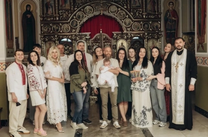 крещение сына ращука