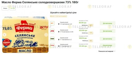 Где выгоднее купить сливочное масло