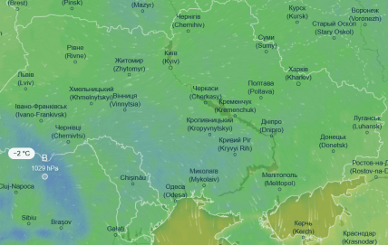 Прогноз погоди на 1 травня 2026 року