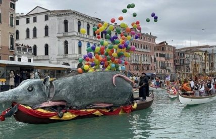 Пантегана на Венецианском карнавале