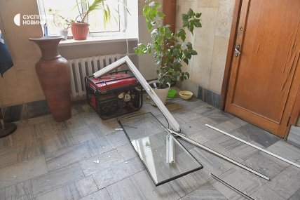 Здания Суспільне в Одессе повреждены в ходе российской атаки