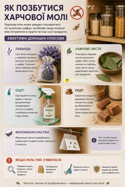 Как избавиться от пищевой моли