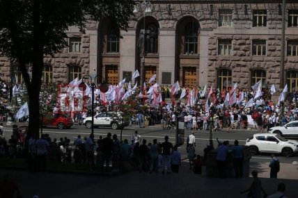 Митинг под КМДА 8.07.2021