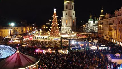 Главная елка страны в Киеве 2021-2022