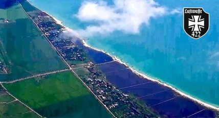 Приморськ в окупованій частині Запорізької області в об'єктиві дрона-розвідника