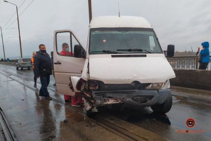 ДТВ с маршруткой в Днепре