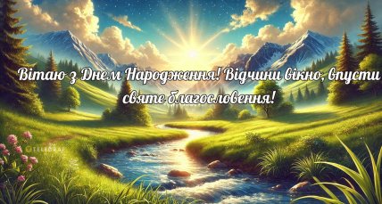 З днем ​​народження християнські листівки