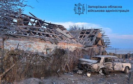 Удар по Запорізькій області