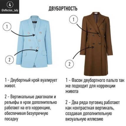 Двубортность в одежде