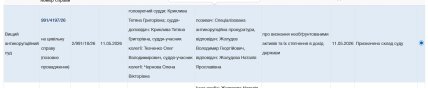 Справа 991/4197/26. Скриншот