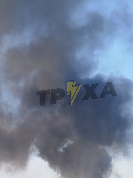 Пожар в Запорожье