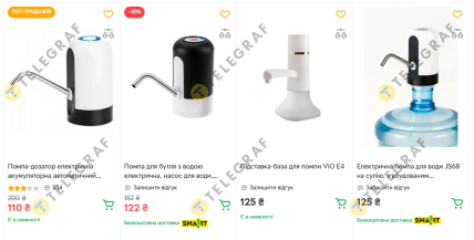 Цена на электрические помпы для воды